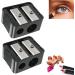 Eyebrow Dual Pencil Sharpener - Compact Wooden Design for Lip and Eye Makeup - Buy Online on GoSupps.com