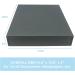 Lineco Blue/Gray 14x18 Museum Storage Box with Removable Lid And Drop Front Design. Archival with Metal Edge. Protect Longevity Store Photos Documents Cards Magazines Prints Diy Pack of 2 14x18 (Pack of 2) Blue/Gray - Buy Online on GoSupps.com