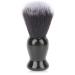 Black razor brush hairdressing neck dust brush to remove residues fast foam salon cleaning foam brush with a comfortable handle portable peeling brush for the travel salon at home