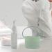 Silicone Makeup Brush Cleaning Bowl & Mat - Eco-Friendly Drying Holder for Art Brushes & Sponges - Green - Buy Online on GoSupps.com