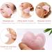 Shop 100% Natural Rose Quartz Gua Sha Massage Tool - Heart Shape Facial Spa & Acupuncture Therapy - Pink Crystal for Face Back & Foot Treatment - Buy Online on GoSupps.com