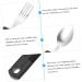 Shop 1 Set Kids Tableware & Cutlery - Reusable Utensils Dessert Spoons Gloves & Forks for Elderly - Portable Accessories - Buy Online on GoSupps.com