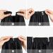 Waterproof Barber Cape & Neck Duster Brush Set | Salon Haircut Cape with Adjustable Elastic Neck - Black - Buy Online on GoSupps.com