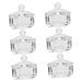 minkissy Nails nail art crystal c glass containers with lids nail dappen c nails glass jar Dappen Dish Bowl acrylic powder dish terrarium nail art tool nail art cs manicure washing Art