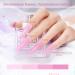 Buy Wakaniya Dipping Powder Starter Kit - 8 Color Nail Set for DIY French Manicure | Clear Pink & Silver | Best Dipping Nails System - Buy Online on GoSupps.com