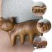 Didiseaon Cat-Shaped Wooden Massage Comb | Sandalwood Wide Tooth Scalp Comb for Men Women & Maternity - Buy Online on GoSupps.com