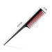 3 Piece Triple Teasing Comb Set - Rat Tail Combs for Women - Perfect for Root Teasing, Adding Volume, and Evening Styling - Black and Red - Buy Online on GoSupps.com