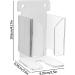 FACYNDE Transparent Shower Shaver Holder - Self-Adhesive Acrylic Organizer for Electric Shavers & Razors | Wall Bracket for Caravans - Buy Online on GoSupps.com