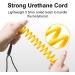WOOWAVE Bodyboard Leash - Premium Coiled Surf Leash for Bodyboarding in Yellow - Buy Online on GoSupps.com