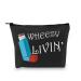 AKTAP Asthma Inhalator Gift Asthma Inhaler Medicine Bag Wheezy Livin Inhaler Pouch (Wheezy Bag)