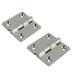 NRC&XRC Marine Grade CAST Solid 316 Stainless Steel Mirror Polished Butt Hinges Marine Stainless Steel Heavy Duty 1.5" x 1.5"/2"x2" Pair for Boat, RVs 2*2
