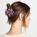 4 Pcs Rhinestone Double Flower Hair Clips - Crystal Hair Claw Accessories for Women - Buy Online on GoSupps.com