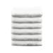 Leather & Looms Cotton Soft washcloths 12 Pack Bathroom face Towel 12x12 Soft Feel Extra-Absorbent & Quick Drying (White)