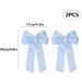 2 Pack Bow Hair Clips Pink Hair Bows for Women Girls Large Bow Clips Hair Barrette Hair Accessories(Light Blue) - Buy Online on GoSupps.com