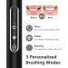 Electric Toothbrush for Adults - 4 Replacement Heads 3 Modes Rechargeable Smart Timer - Black - Buy Online on GoSupps.com