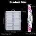 120 Pcs Transparent Acrylic Nail Tips - C Curve Builder Gel with Nail File | Ideal for Extensions & Practice - Buy Online on GoSupps.com