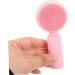 FOYTOKI Silicone Face Brush Silicone Facial Brush Face Scrubber Exfoliator Brush Exfoliate for Face Scrubber Facial Exfoliator Brush Face Silicone Scrubber Silicone Scrubber for Face 11x5cm Pink - Buy Online on GoSupps.com