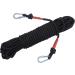 Buy Eruiv 10m 10mm Outdoor Climbing Rope - High-Strength Safety Braided Nylon 1500kg Capacity Includes Steel Core Carabiners & F ustlin - Buy Online on GoSupps.com