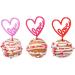 Valentine's Day Neon Heart Cupcake Picks - 24 pc - Buy Online on GoSupps.com