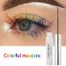 Allbestaye Waterproof Colorful Mascara | Long-lasting Green Black White | Fine Brush for Perfect Eyelashes - Buy Online on GoSupps.com