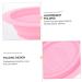 Angoily Cleaning Pad Brush Folding Tool Silicone Scrubbers Silicone Makeup Applicator Makeup Washer Pad Beauty Tool Cleaner Cosmetic Washers Pink Make up Makeup Stick Silica Gel - Buy Online on GoSupps.com
