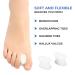 Soft Gel Toe Separators for Bunion & Toe Pain Relief - 6 Pack Toe Spacers & Spreaders - Gel Orthotics for Hallux Valgus & Overlapping Toes - Buy Online on GoSupps.com
