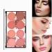Blush and Highlighter Palette - 8 Pigmented Shades for Easy Contouring and Long-lasting Glow - Buy Online on GoSupps.com