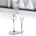 Galvanized Metal Soap Bowl Stand for Razors & Brushes | Universal Razor Stand for Grooming Essentials - Buy Online on GoSupps.com