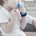Safe Silicone Baby Teether - Pink Teething Thumb Sleeve Toy for Infants - Buy Online on GoSupps.com