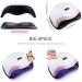 Aokyom 168W Nail Dryer Lamp with Timer and Smart Sensor for Gel Nails - UV LED Professional Nail Lamp for Finger/Toenail - LCD Display - Compatible with All Gel Polish - Buy Online on GoSupps.com