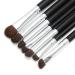 7-Piece Kabuki Makeup Brush Set - Professional Wet & Dry Cosmetic Brushes for Blush Powder Highlight & More - Black - Buy Online on GoSupps.com