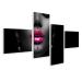 islandburner GJJF-4LPx Purple Paint Lip Gloss Drops Sexy Lips Shiny Liquid Beautiful Model Girl S Mouth Black Skin Lipstick Makeup Beauty Wall Art