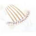DOITOOL Gold Decor Headwear for Women Rhinestone Headpiece Crystal Decor Alloy Comb Wedding Decoration Bling Decor Pearl Side Comb Floral Decor Bridal Comb Barrette Headgear Hair Bride - Buy Online on GoSupps.com