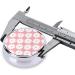 Buy White Chrysanthemum Texture Round Pill Box - 3 Compartment Travel Organizer for International Shipping - Buy Online on GoSupps.com