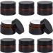 8 Pieces Amber Glass Empty Cans 30ml Refillable Cosmetic Containers for Creams Lotions & Powders - Brown Glass Jars with Lids - Buy Online on GoSupps.com