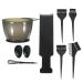 Kit de Coloration Capillaire 9 Pi ces Ensemble Pinceau et Peigne Outils pour Salon et Usage Professionnel Accessoires pour Teinture Cheveux Femme M langeur et Style Al atoire