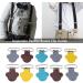 10-Pack Mini Monkey-Shaped Schnuller Braces Clips Cute & Clever Holder for Bibs and Toys - Buy Online on GoSupps.com