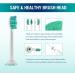 Derffin Replacement Toothbrush Heads 8 Pack Standard Brush Heads Compatible with Philips Sonicare Electric Toothbrushes Fit The Models of HX3/HX6/HX9/HX8/HX7 Series (White) A8 White - Buy Online on GoSupps.com