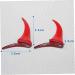 Halloween Hair Clips Red Devil Horns Costumes Decorations Hair Clip Barettes Pins Accessories for Women - Buy Online on GoSupps.com