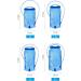 AONIJIE Foldable Hydration Bladder (1L/1.5L/2L/3L) - Lightweight Water Bags for Camping Hiking Riding & Climbing | PEVA Material - Buy Online on GoSupps.com
