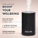 NEOM Portable Wellbeing Pod Mini Diffuser - Rechargeable USB Aromatherapy Essential Oil Diffuser for Small Spaces - Black - Buy Online on GoSupps.com