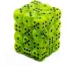 Chessex Vortex Bright Green with Black d6 Dice Set - 12mm 6-Sided Die - 36 Dice in 1-Pack - Buy Online on GoSupps.com