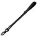 Oneigris bolt short guide dog 52cm dog leash briefly with tiger tooth metal clip and soft upholstery reflective nylon dog leash suitable for medium large dogs m black
