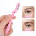 2 Pcs Folding Eyelash Comb & Eyebrow Comb - Stainless Steel Lash Separator Tool for Mascara & Makeup - Professional Pink Eyelash & Brow Applicator - Buy Online on GoSupps.com