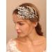 Deniferymakeup Rhinestone Wedding Hair Accessory Crystal Headband for Bride Crystal Leaves Hairstyles for Wedding - Buy Online on GoSupps.com
