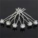 20 Pcs Pearl Hair Pins Wedding Bridal Flower Pins for Brides and Bridesmaids Hair Style - Buy Online on GoSupps.com