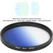 67mm Camera Graduated Color Filter Accessory Kit - Blue, Yellow, Purple Gradient Lens Filters - Buy Online on GoSupps.com