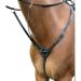 Shires Salisbury 3 Point Breastplate-Black/Silver Cob