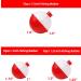 Fishing Bobbers 30 PCS Red & White - Premium Quality Floaters for Anglers - Buy Online on GoSupps.com