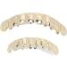 Hip Hop Teeth Set - Golden Alloy Braces for Halloween Festival Party - Protect & Decorate Your Smile - Buy Online on GoSupps.com
